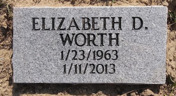 Headstone for Worth, Elizabeth D